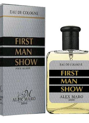 Два одеколони "first man show" чоловічий аромат 90 ml