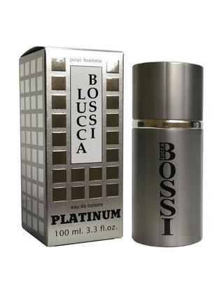 Туалетна вода для чоловіків lucca bossi platinum 100 ml