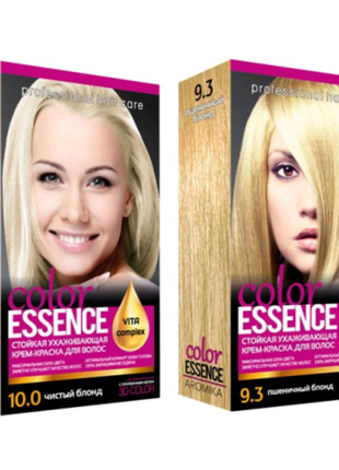 Крем-фарба для волосся 26 відтінків "color essence"2 фото