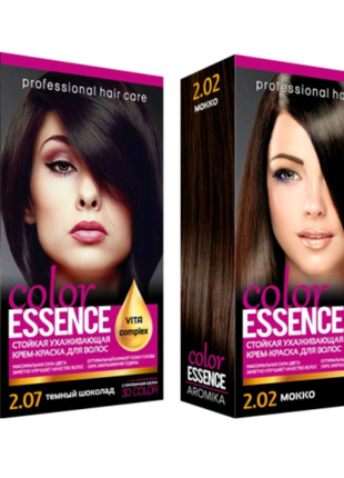 Крем-фарба для волосся 26 відтінків "color essence"12 фото