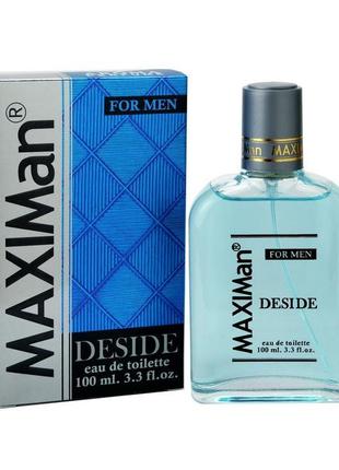 Туалетна вода для чоловіків maximan deside 100 ml