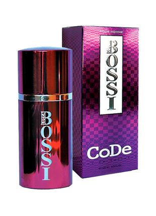 Code туалетна вода для чоловіків bossi code 100 ml2 фото