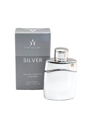 Cocolady silver, 30 мл парфумована вода для чоловіків2 фото