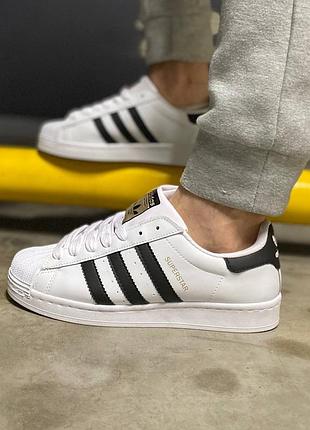 Adidas superstar white▫️ 9