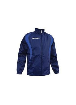 Ветровка темно-синяя givova rain jacket pioggia rj004.0402