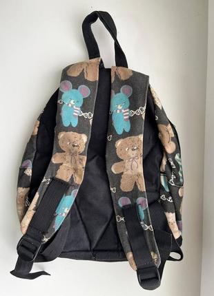 Рюкзак с принтом "плюшевый мишка"3 фото