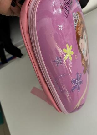 Детский каркасный (твердый) рюкзак-ранец для девочки прицесса софия9 фото