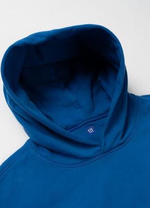 Yeezy x gap hoodie blue &nbsp; мужской худи3 фото