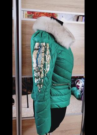 Красивая женская демісезонная куртка 42-44 размер.7 фото