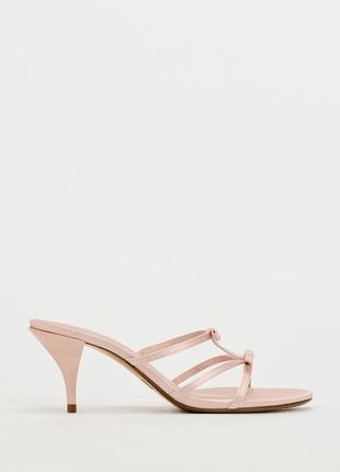 Мюлі босоніжки з бантиками zara 3354/3105 фото