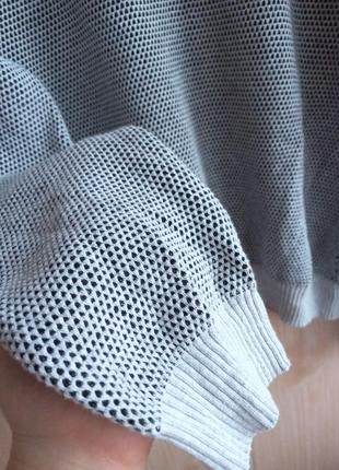 Модный джемпер свитер мужской кофта в мелкий узор реглан свитшот5 фото