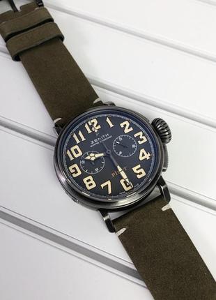 Годинники чоловічі zenith pilot montre d aeronef chronograph blac