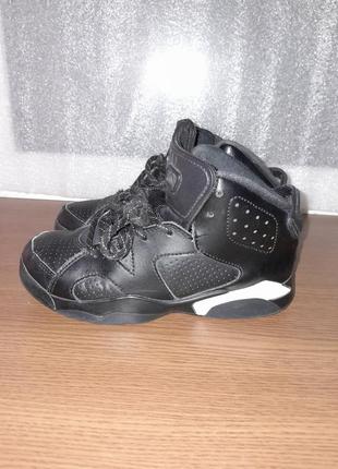 Кросівки nike air jordan 6 retro bt black cat. розмір  31