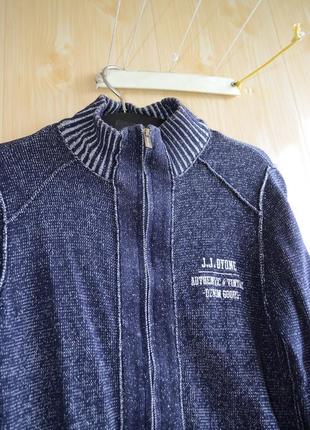 Кофта на молнии вязаная кардинан стильная современная свитшот реглан свитер пуловер джемпер6 фото