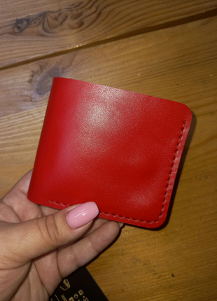 Жіночий шкіряний міні гаманець4 фото