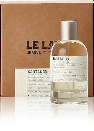 Le labo santal 33, парфю. вода,100 л, оригинал,ниша!