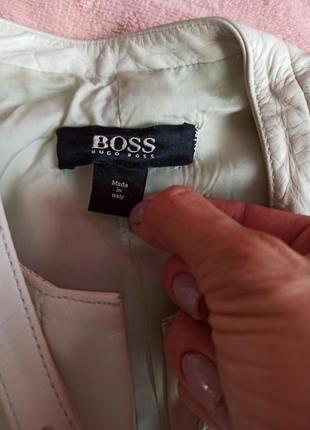 Кожаная куртка hugo boss3 фото