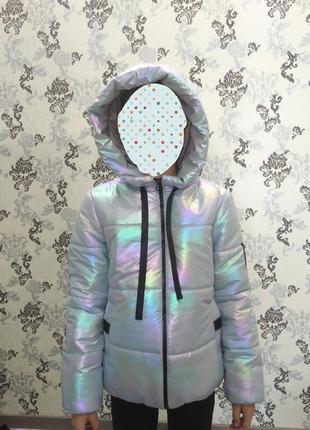 Демисезонная курточка для девочки 140, 146 размеры3 фото