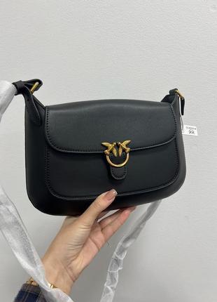 Сумка pinko mini love bag saddle simply black