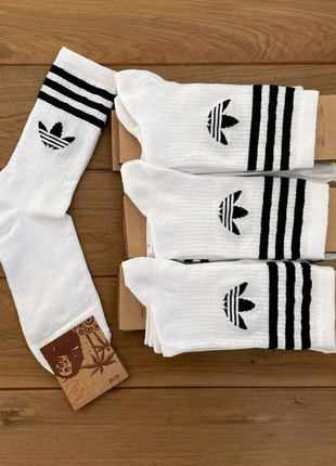 Шкарпетки adidas & nike чорні&білі2 фото
