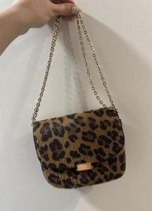 Леопардова сумочка h&amp;m