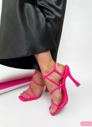 Босоніжки плетіння жіночі екошкіра/текстиль