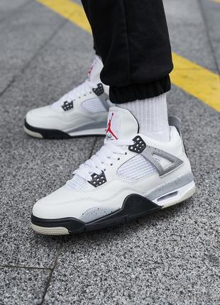 Jordan 4 retro white cement