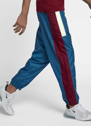 Штаны спортивные nike re-issue woven pants (aq1895-301) s5 фото