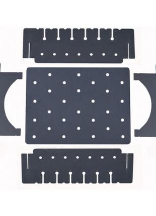 Мангал складаний 2,5 мм на 7 шампурів (розбірний, переносний) пор