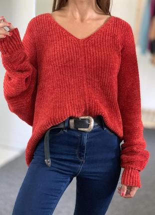 Стильный плюшевый оверсайз свитер urban outfitters 38
