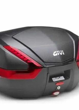 Кофр центральний givi v47nt 47l silver мотоксесуари купити...