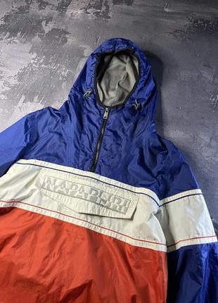 Napapijri nylon anorak original мужская куртка анорак оригинал9 фото