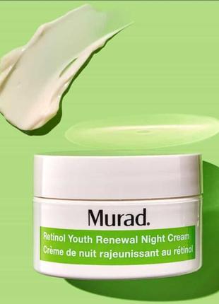 Обновляющий ночной крем с ретинолом murad resurgence retinol youth renewal night cream