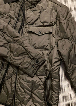 Стильна стьобана куртка демі р. l, бренд sorbino (італія)4 фото