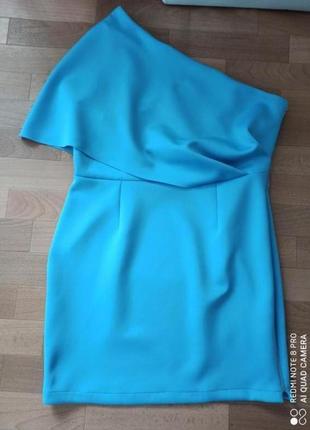 Шикарна сукня на одне плече, розмір 18