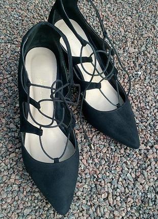 Замшевые туфли со шнуровкой atmosphere4 фото