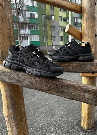 Мужские кроссовки чёрные7 фото