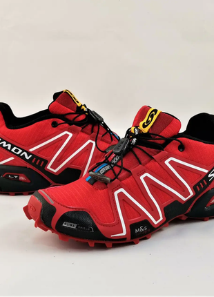 Кросівки salomon speedcross 3 червоні чоловічі саломон 41-462 фото