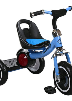 Велосипед трехколесный turbotrike m 3650-m-1 голубой1 фото