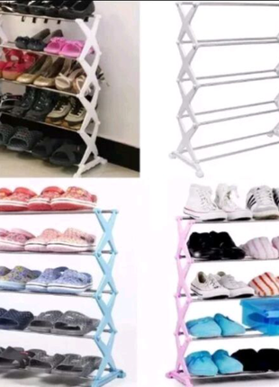 Стойка для хранения обуви utm shoe rack 5 полок5 фото