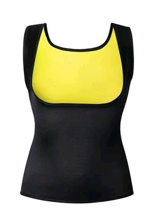 Майка для занять спортом sweat slim vest | одяг для схуднення