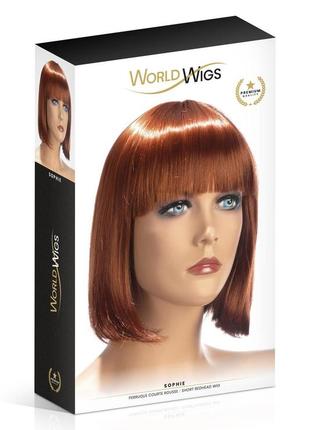 Перука world wigs sophie short redhead2 фото