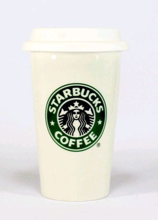 Стакан starbucks ceramic cup hy-1012 фото