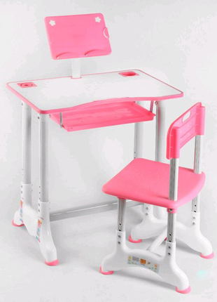 Парта со стульчиком c 44559 розовая