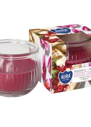 Ароматична свічка bispol scented candle raspberry - peony1 фото