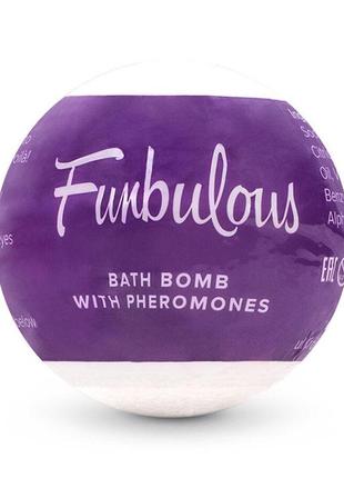 Бомбочка для ванни з феромонами obsessive bath bomb with pheromones fun (100 г)