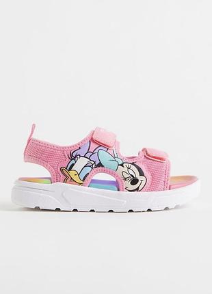 Босоніжки з міккі мінні маус h&m