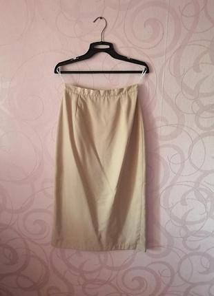 Бежевая юбка, винтаж