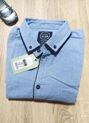 Сорочка джинсова