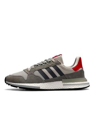 Чоловічі кросівки adidas originals zx 500 commonwealth grey (адідас орігінал)